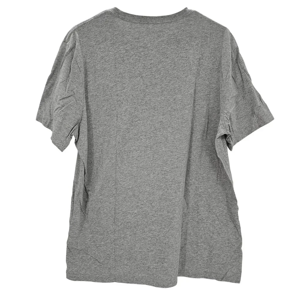 J. Crew Mens size L Broken in Short Sleeve Pkt Crewneck T-Shirt Gray BW044 NEW